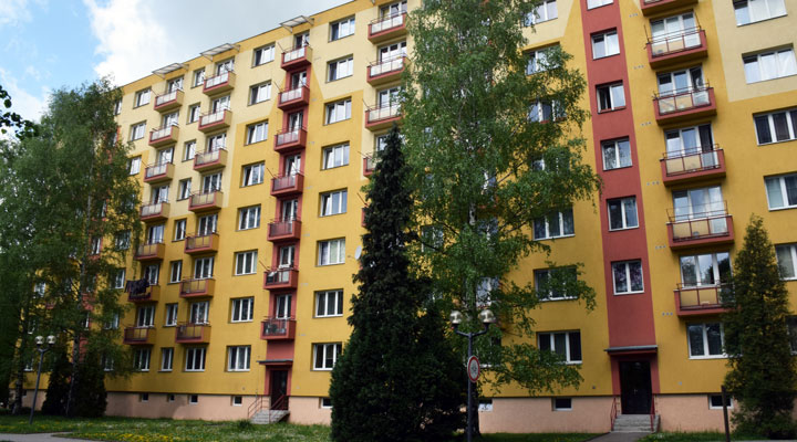 Studénka, Čekija, daugiabučio